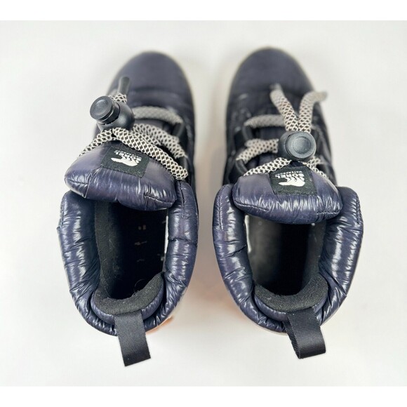 Sorel Out N About Puffy Lace Boots Womens Blue Ankle Insulated Winter Size 11 - Picture 6 of 7